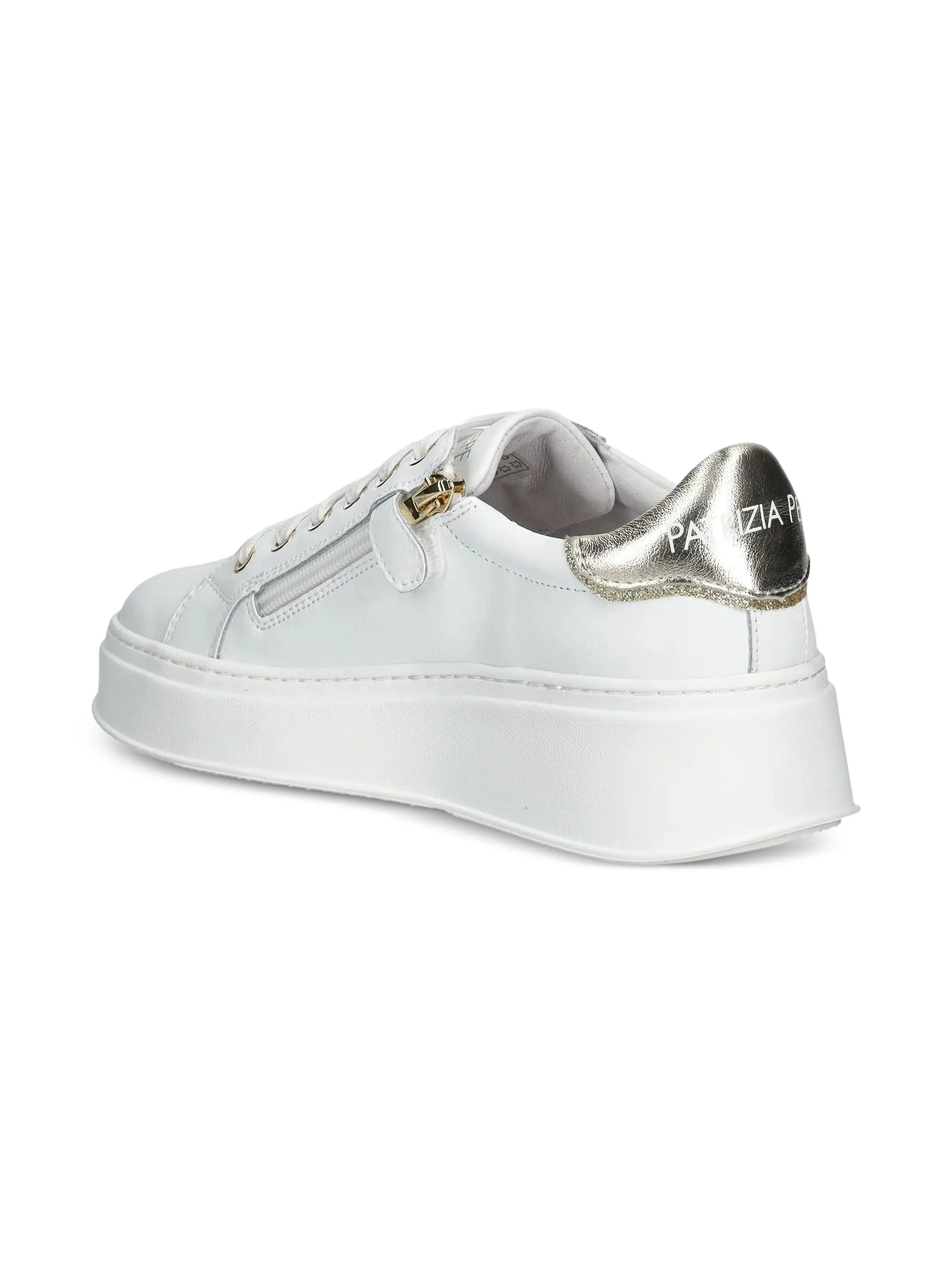 

Кроссовки с кристаллами Patrizia Pepe Girl, белый