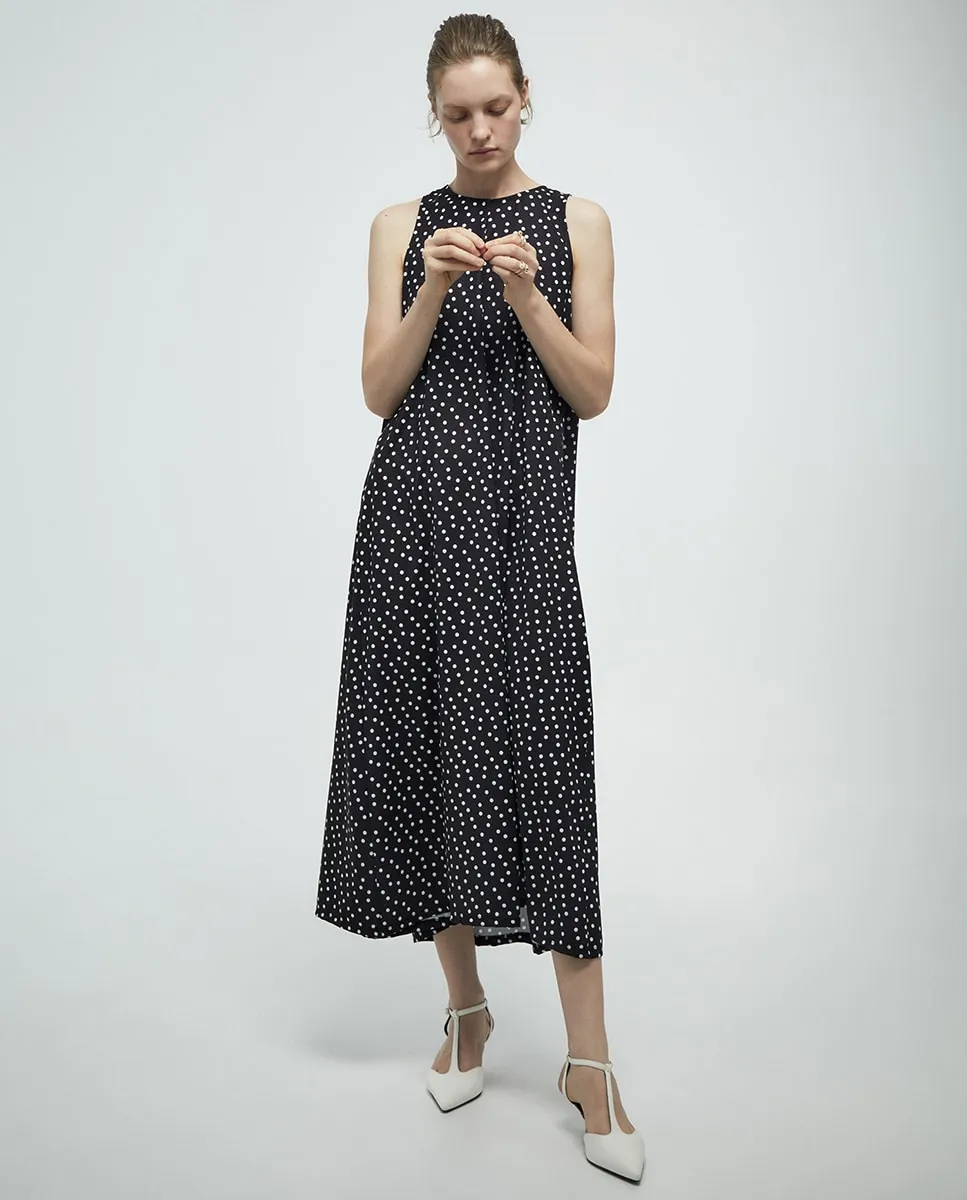 

Платье с легким юбкой Sfera, черный