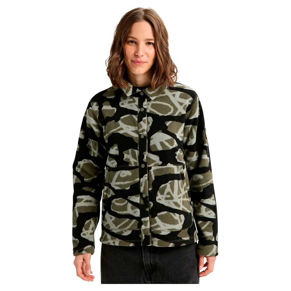 

Рубашка Burton Cinder Fleece Snap, черный