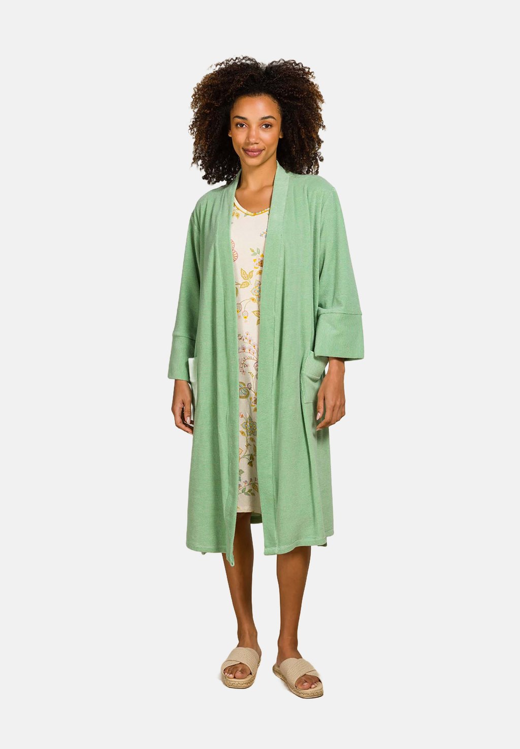 

Халат KIMONO SUMO STRIPE Pip Studio, темно-зеленый