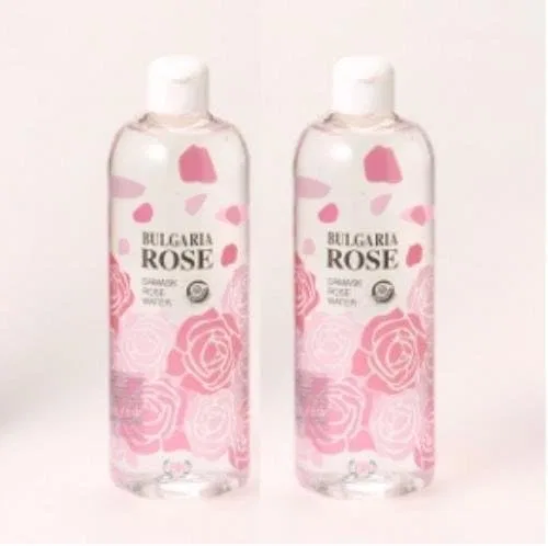Лосьон Bulgarian Rose Damask Rose Water, 2 шт по 500 мл Bulgaria Rose Japan Co., Ltd.
