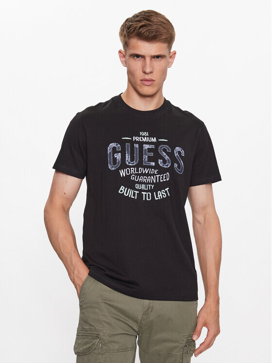 

Футболка стандартного кроя Guess, черный