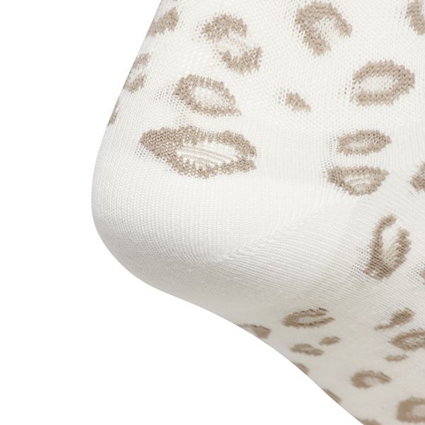 Женские носки leopard luxe high quarter 3 шт Adidas, Beige Multi — фото 4