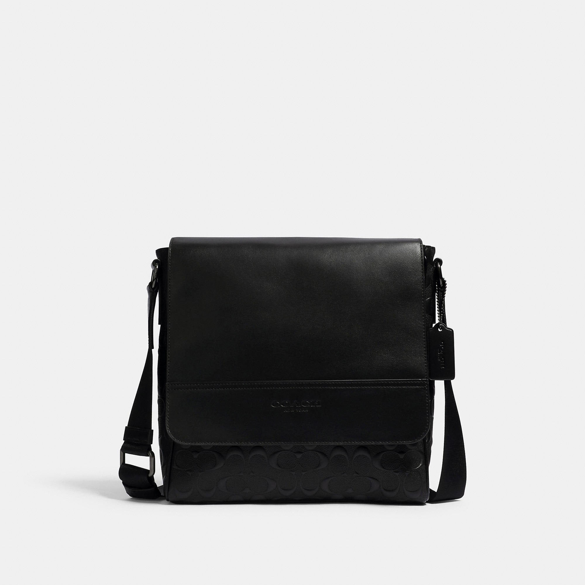 

Coach Outlet Houston Карта Сумка из фирменной кожи, черный