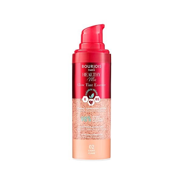 Легкая основа под макияж BOURJOIS Healthy Mix Glow Tint, 02 LIGHT CLEAR — фото 2