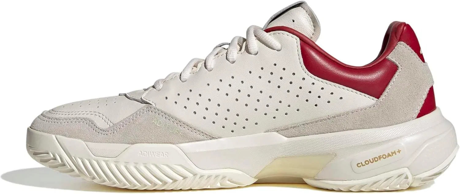 Кроссовки теннисные adidas Courtjam Control 3 Premium, Chalk White/Team Victory Red