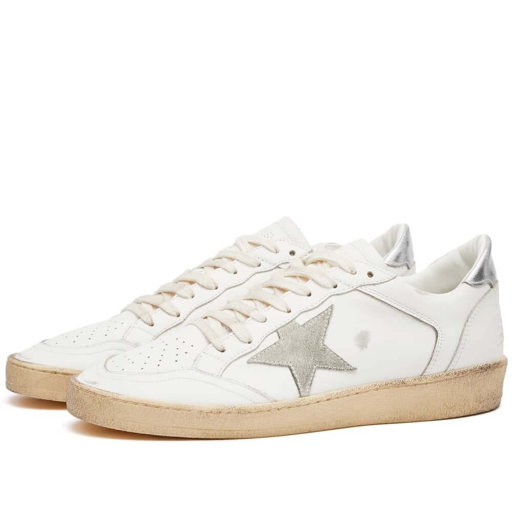 

Кроссовки Golden Goose Ball со звездами, мультиколор