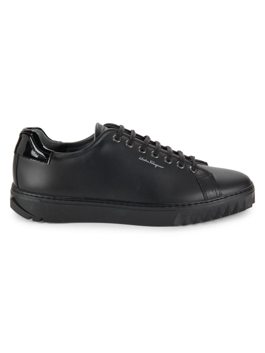 

Низкие кроссовки Cube Leather FERRAGAMO, цвет Nero