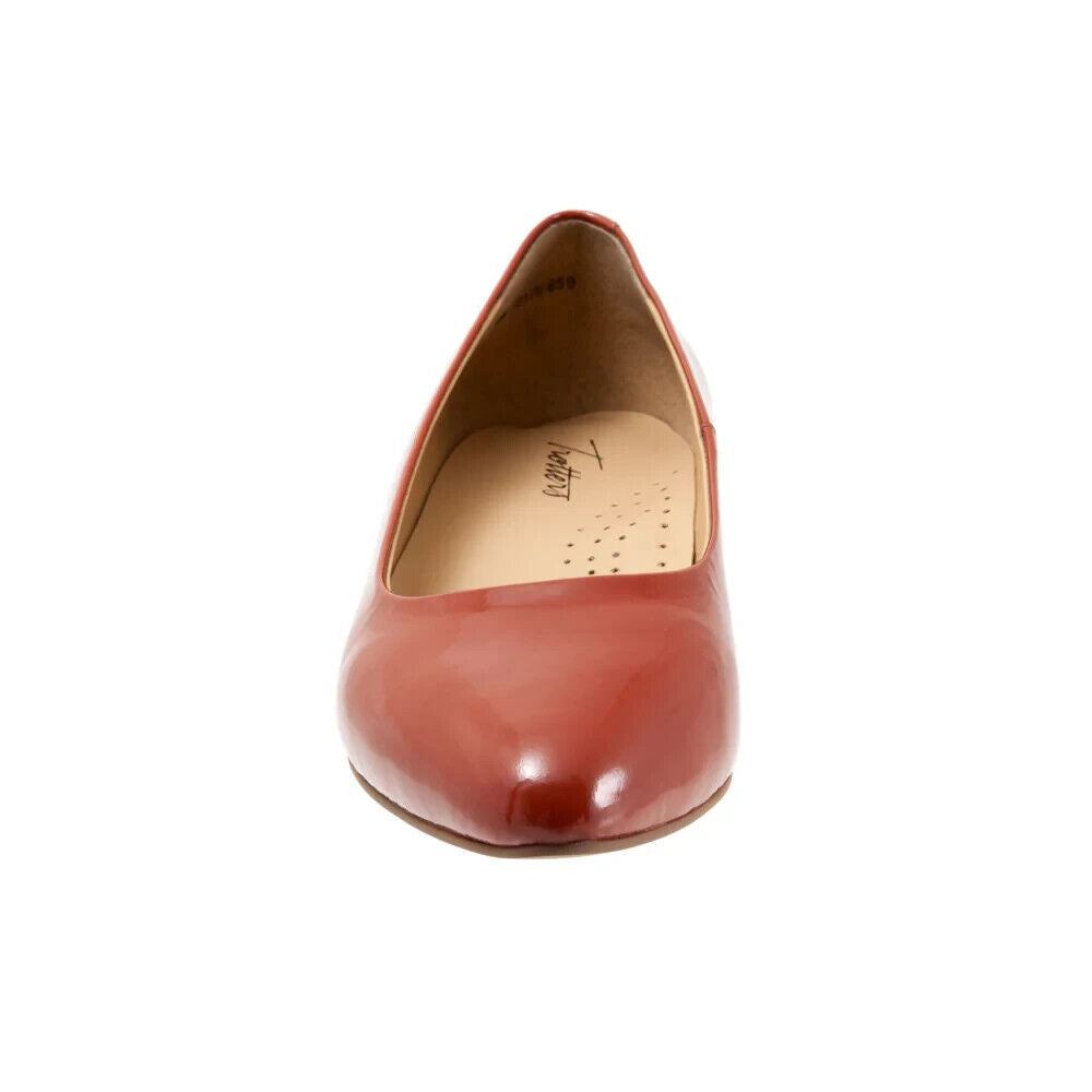 Туфли-лодочки Trotters Jewel T2126-659 Женские 10.5 Терракотовые лакированная кожа KHD632, коричневый — фото 4