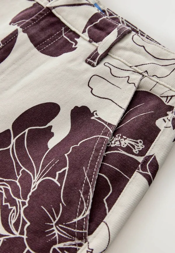 Широкие ноги Next, Ecru Burgundy Floral — фото 2