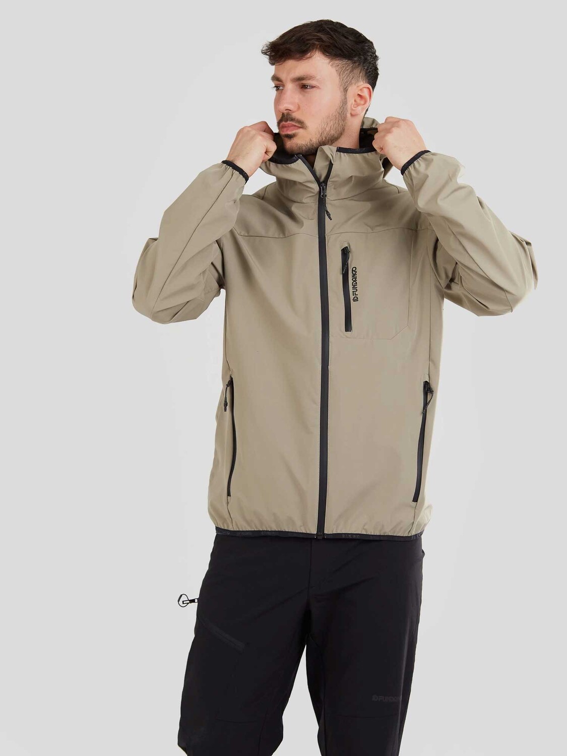 

Куртка Fundango Alloy Hooded Softshell, бежевый
