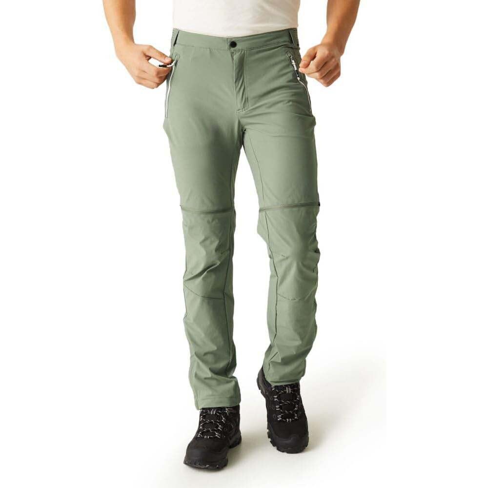 

Брюки Regatta Mountain Zip Off, зеленый
