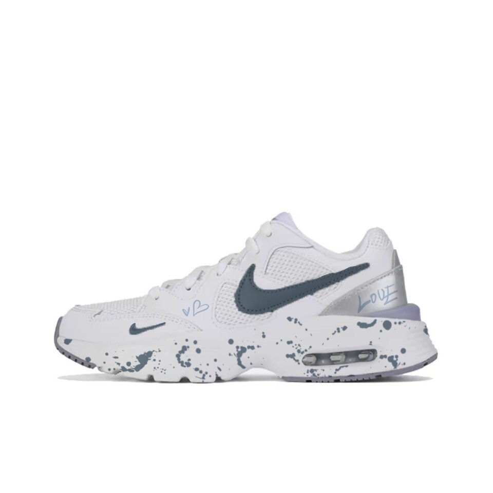 

Кроссовки Air Max Fusion женские с низким верхом, белый/синий Nike
