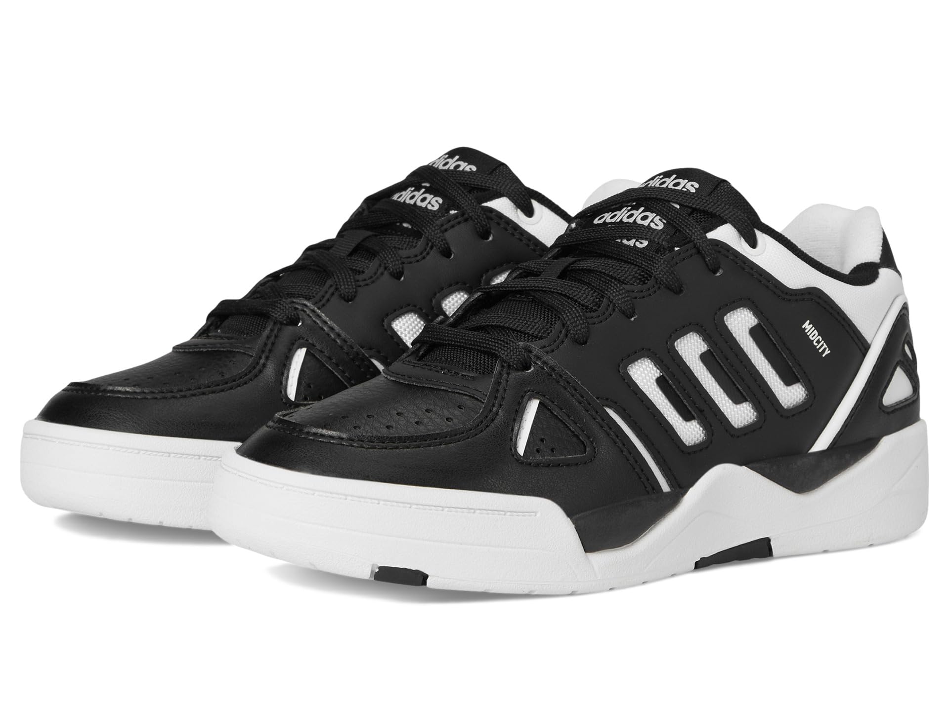 

Кроссовки Adidas Kids Midcity Low Shoes, Black/White/Black