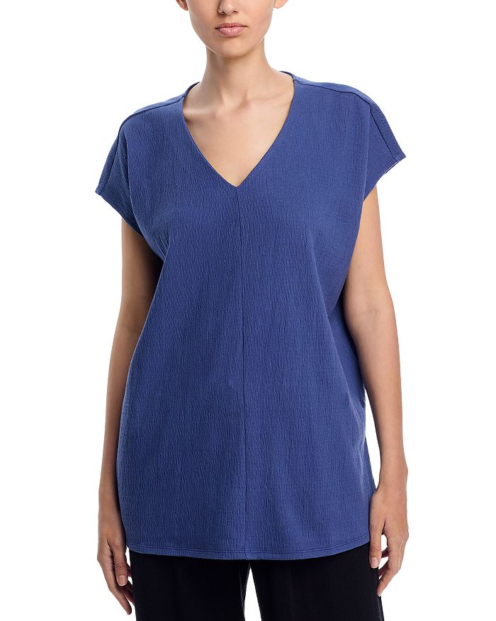 

Фактурный тюник Eileen Fisher, синий