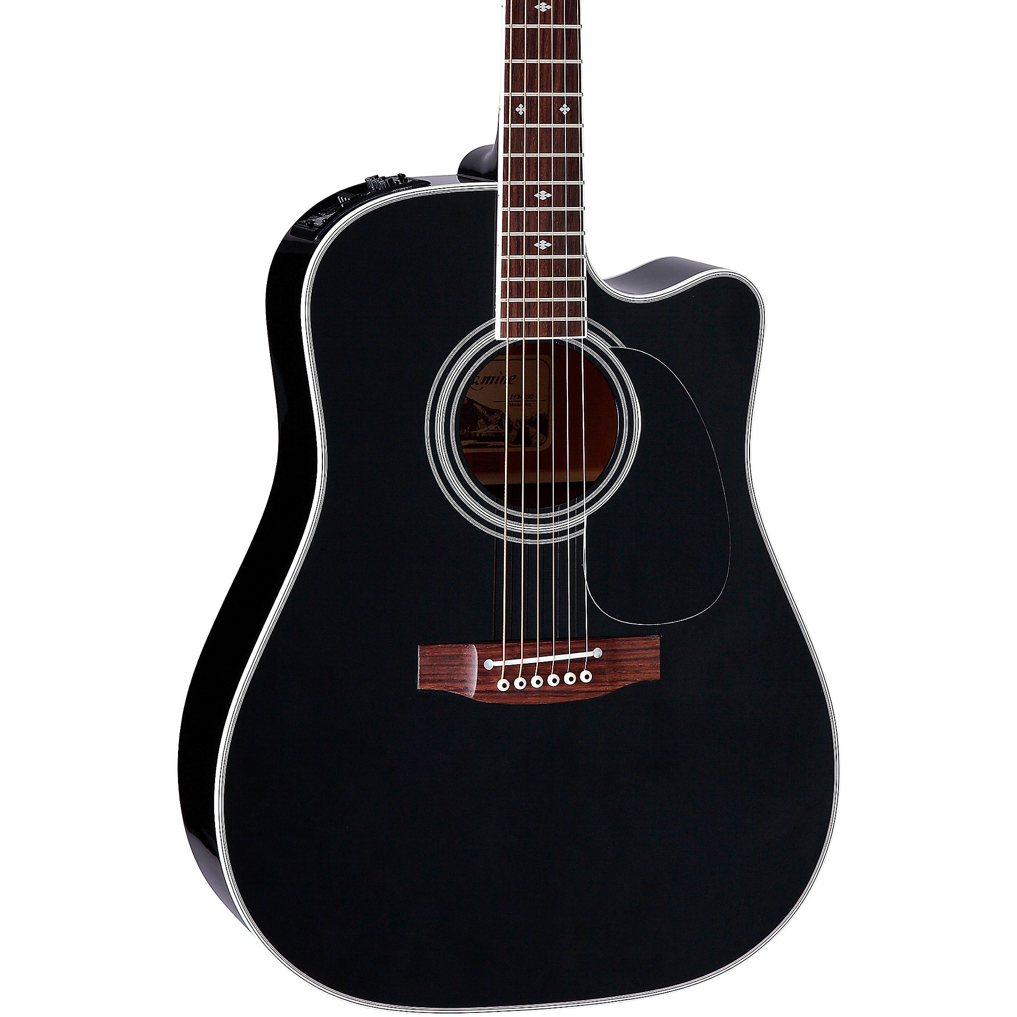 

Акустически-электрическая гитара Takamine EF341SC Pro Series Dreadnought Cutaway, черная