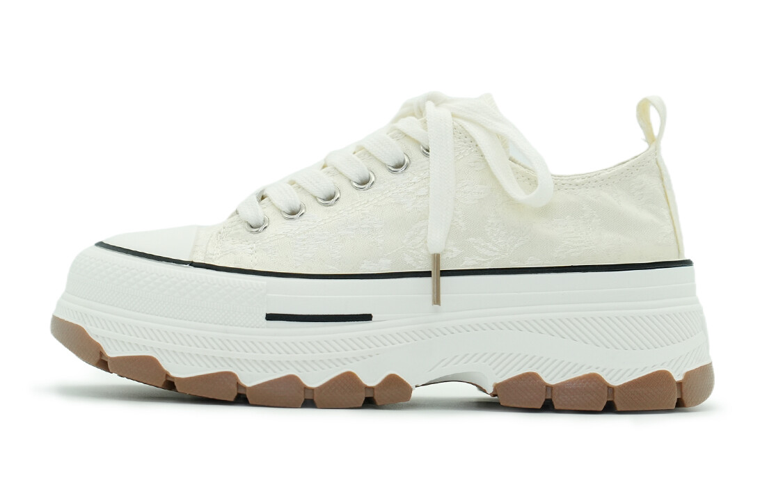 

Кроссовки Humanism 1986 Skateboarding Shoes Women's Low-top, белый