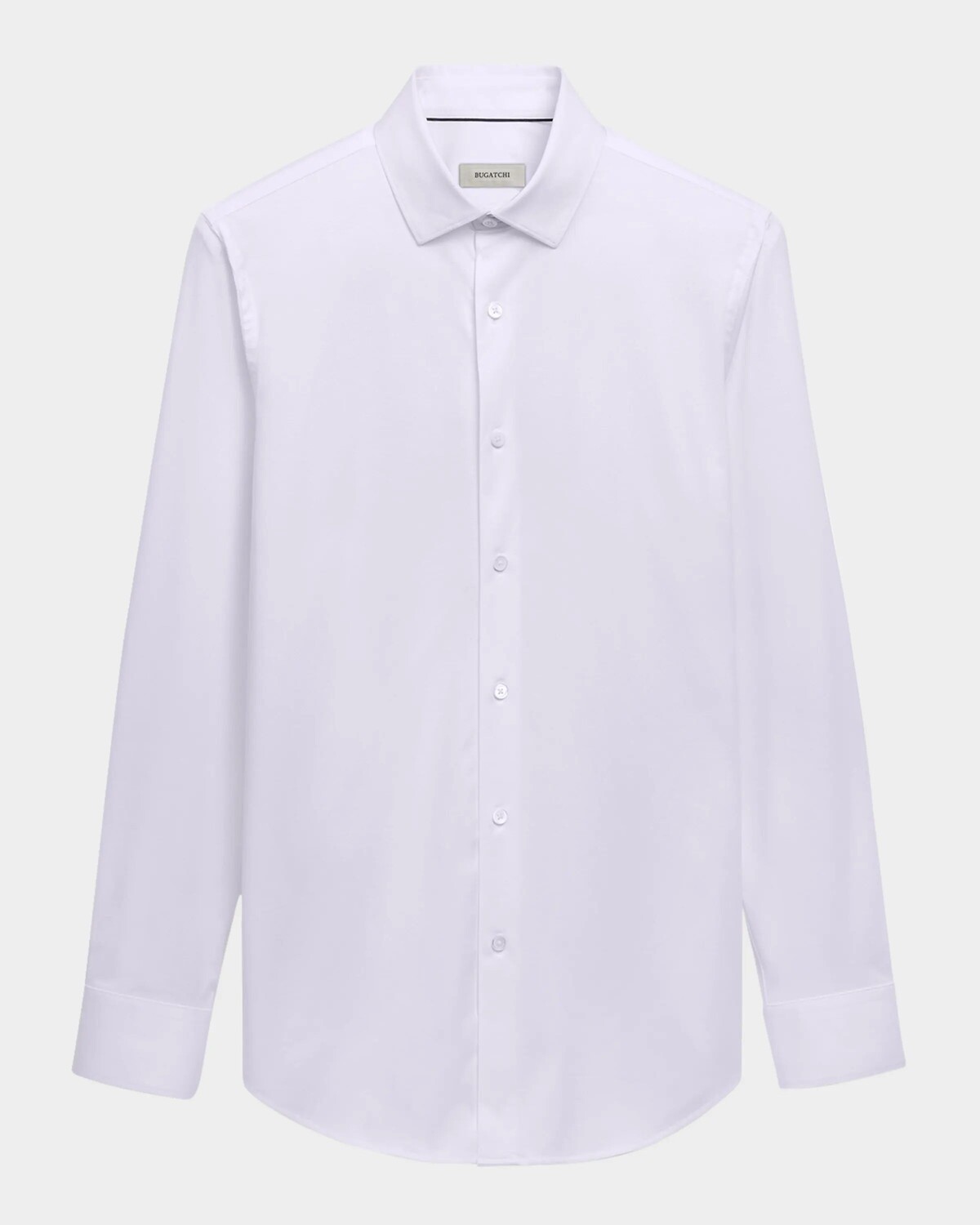 

Мужская однотонная спортивная рубашка OoohCotton James Bugatchi, черный