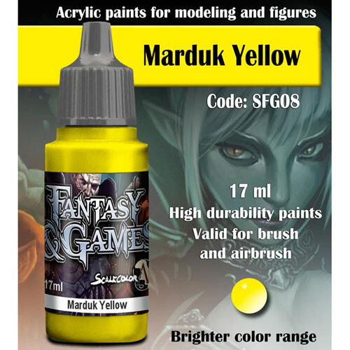 

Миниатюра Scale 75 USA Fantasy & Games Paint: Marduk Yellow (17ml)