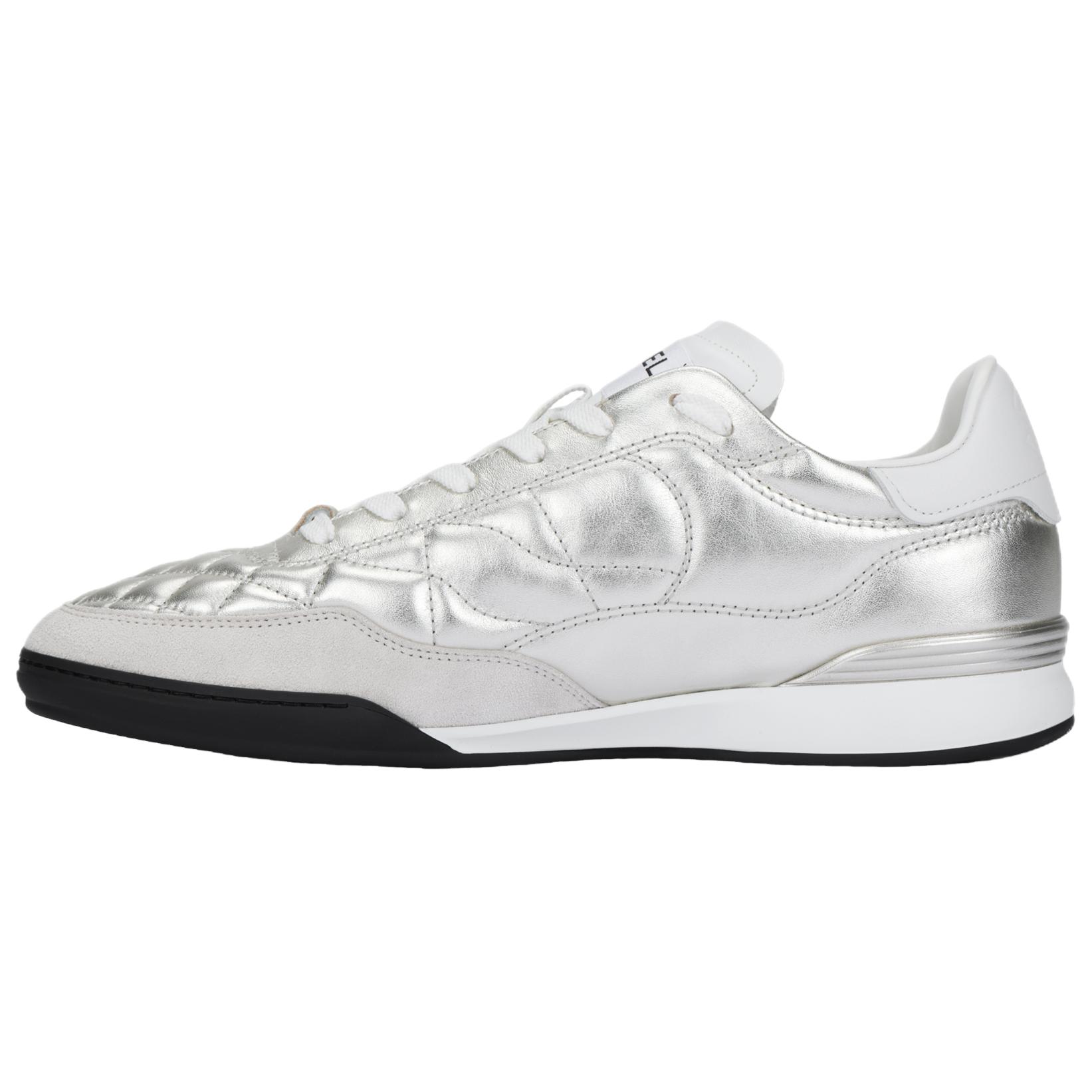 

Низкие повседневные туфли 25S, мужские, светло-золотые CHANEL, Original Shoe Box Included