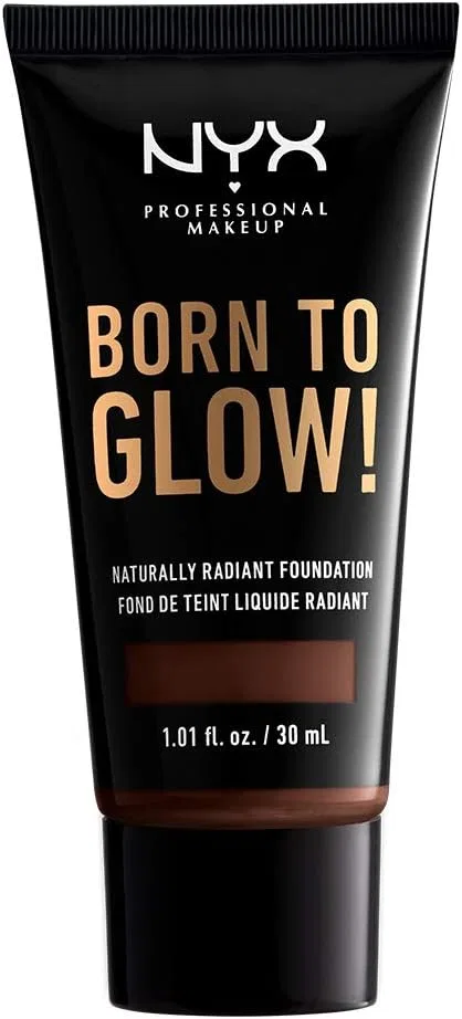 Тональное средство Nyx Professional Makeup Bone To Glow Natural Radiant Foundation 24 Color Deep Espresso