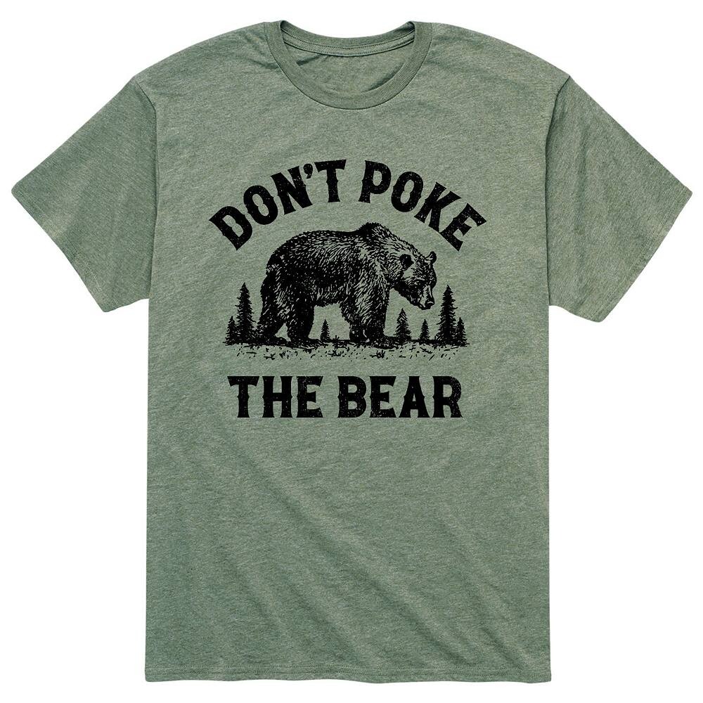 

Мужская футболка Dont Poke The Bear Licensed Character, цвет Heather Military Green