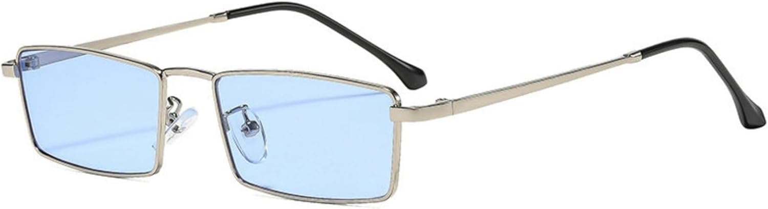 

Солнцезащитные очки Willochra в винтажном прямоугольном стиле для женщин, модные маленькие квадратные солнцезащитные очки в стиле ретро с узкой золотой оправой и черными элементами в стиле панк, C5