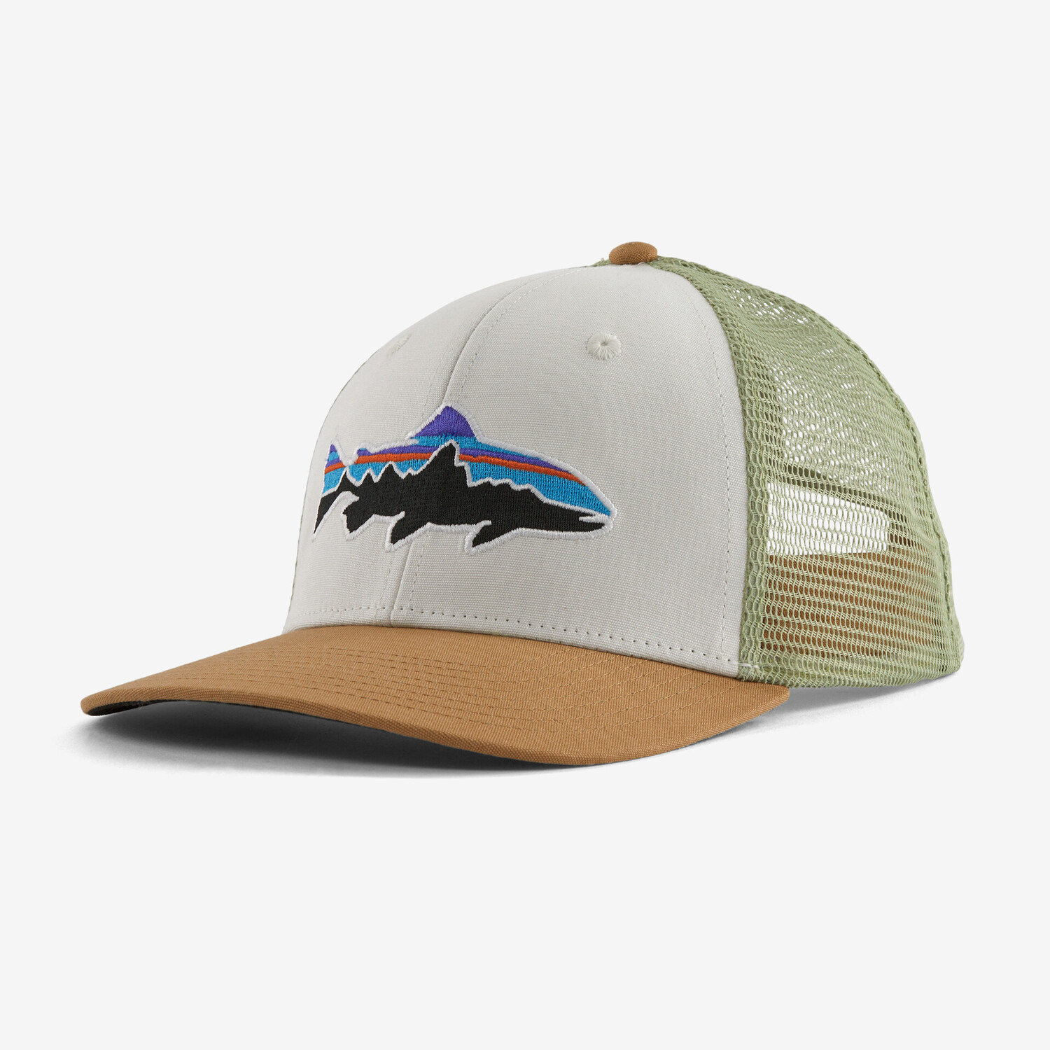 

Кепка Fitz Roy Trout Trucker Patagonia, цвет White w/Classic Tan