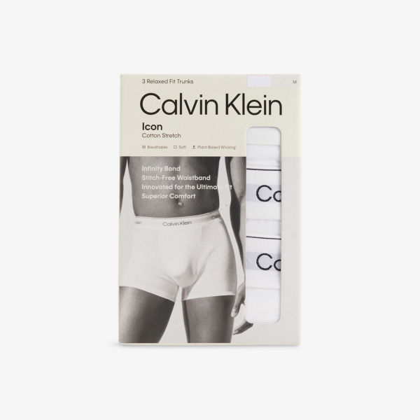 

Трусы Icon Calvin Klein расслабленного кроя, белый