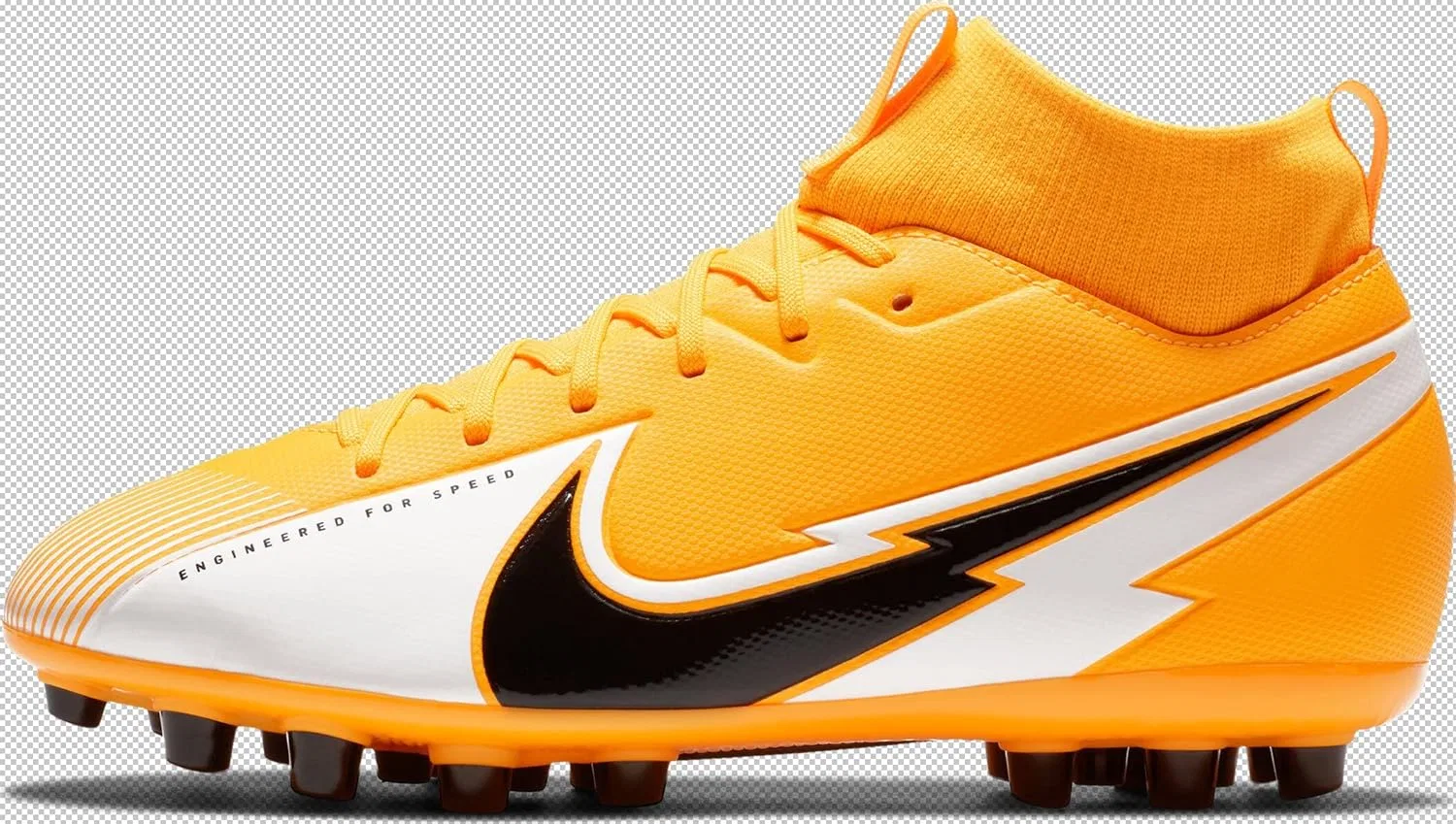 Детские кроссовки для трейлраннинга Nike Superfly 7 Academy Unisex, Laser Orange Black White Laser — фото 2