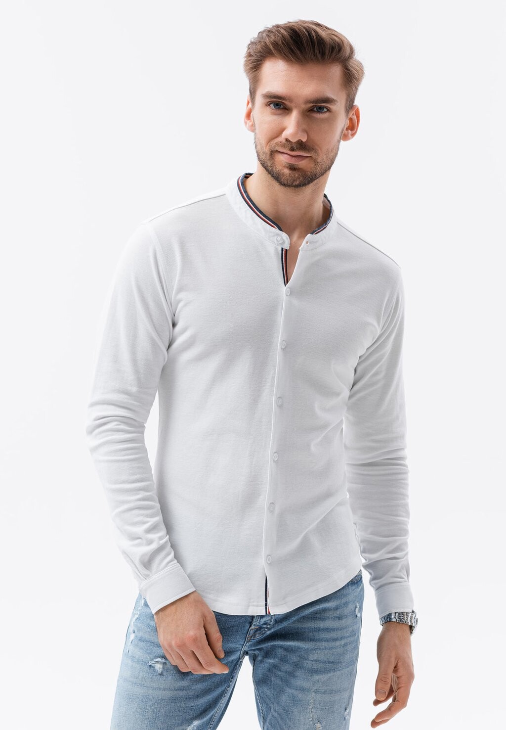 

Рубашка Long Sleeve Ombre, белый