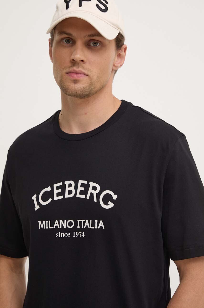 

Футболка Iceberg из хлопка, черный