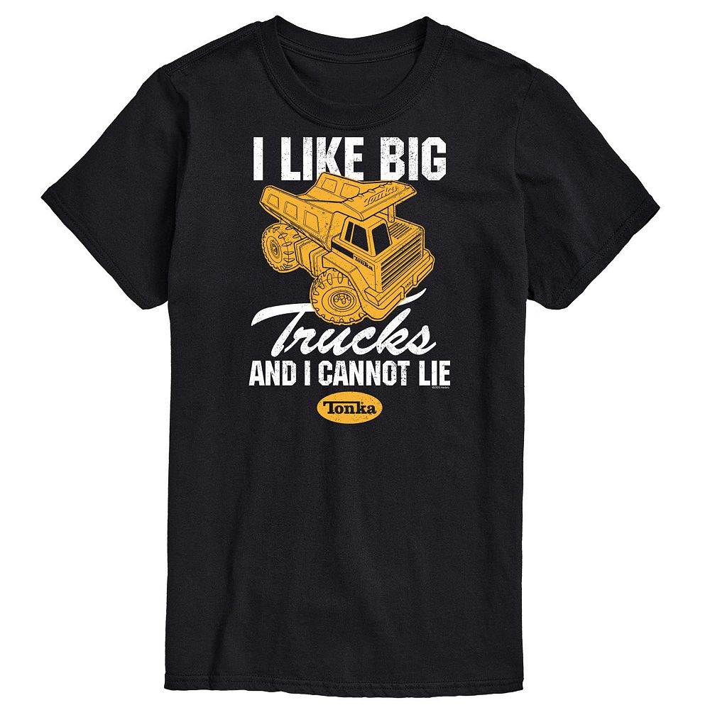 

Мужская футболка тонка I Like Big Trucks с рисунком Tonka, черный