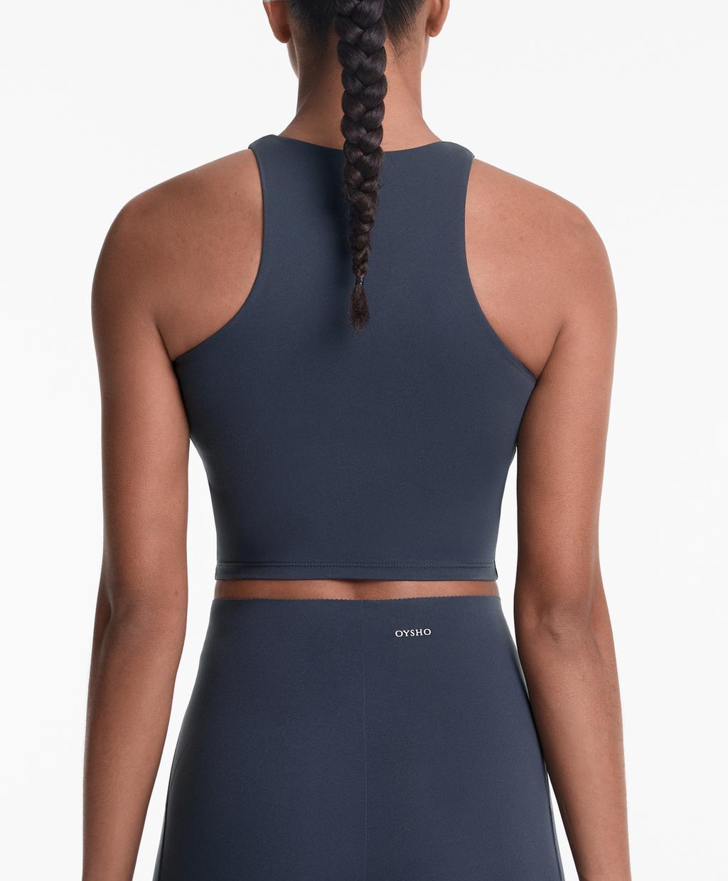 

Компрессионная майка Oysho, цвет Dark Petrol Blue