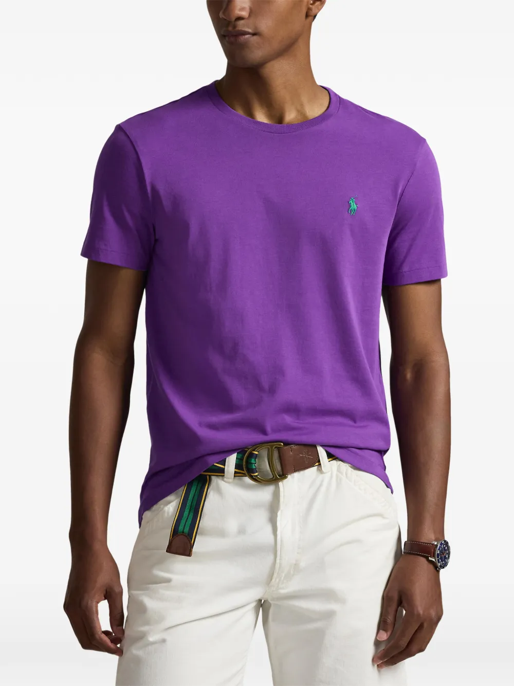 Футболка с круглым вырезом Polo Ralph Lauren, фиолетовый — фото 3