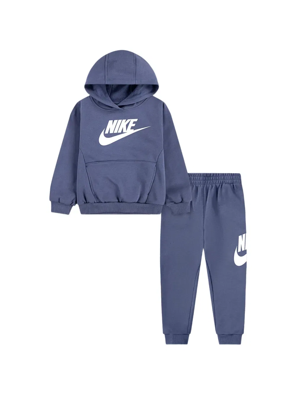 Флисовый спортивный костюм с капюшоном Nike Kids, синий