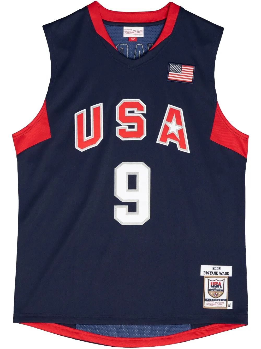 

Наручные часы Dwyane Wade USA Basketball Authentic (2008 год) Mitchell & Ness, синий