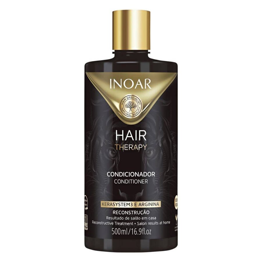 Кондиционер INOAR Hair Therapy, восстанавливает и укрепляет волокна волос, глубоко увлажняет волосы, 500 мл — фото 2