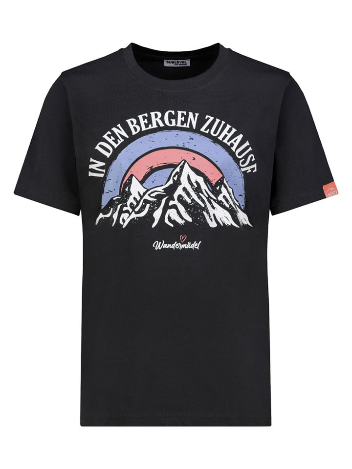 

Sublevel Футболка антрацитового цвета, Черный, Sublevel Футболка антрацитового цвета