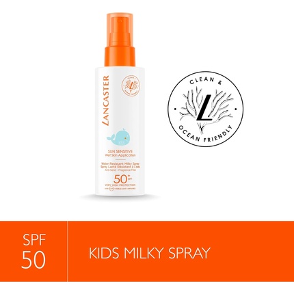 Солнцезащитный молочный спрей для детей SPF 50 150 мл - Детский солнцезащитный крем Lancaster — фото 3