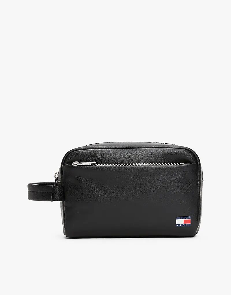 

Сумка-переноска Heritage Pebble Grain черного цвета Tommy Jeans