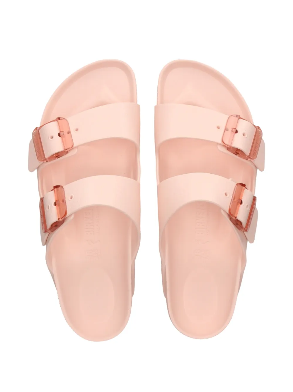 Слайдеры с двойной пряжкой BIRKENSTOCK, розовый — фото 4