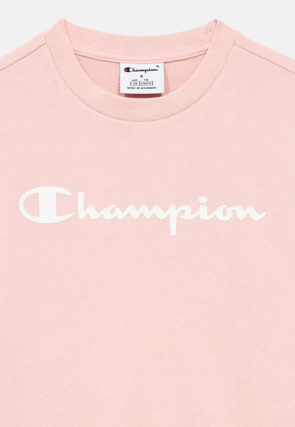 Простая толстовка с круглым вырезом Champion, Pink — фото 3