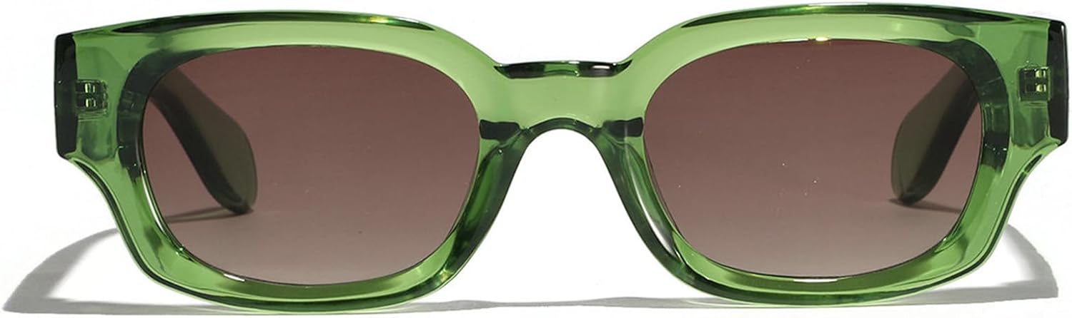 

Солнцезащитные очки Helena Retro Classic Square для женщин, модные маленькие узкие солнцезащитные очки в стиле Y2k, дизайнерские солнцезащитные очки 90-х с градиентным черным покрытием, C3