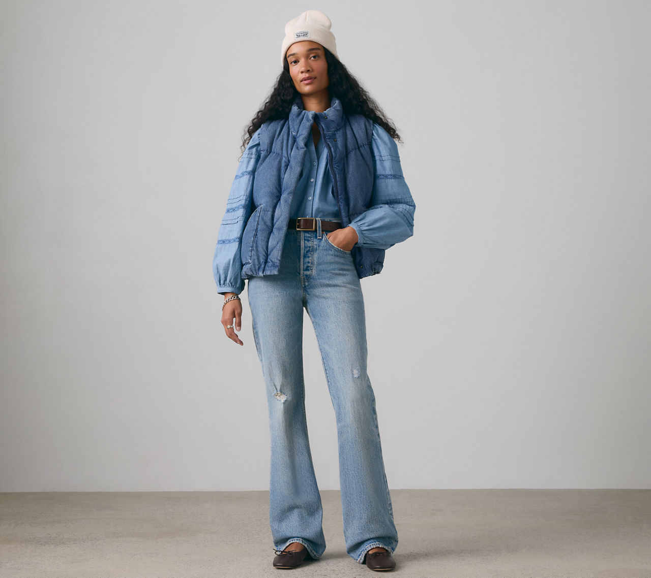 

Длинная юбка Icon Levi's, Long Gone - Medium Wash