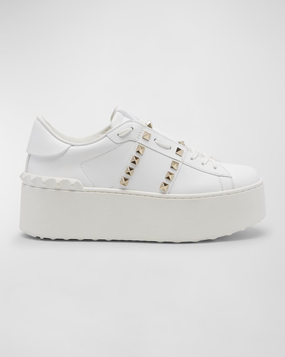 Кроссовки Rockstud без названия на платформе Valentino Garavani