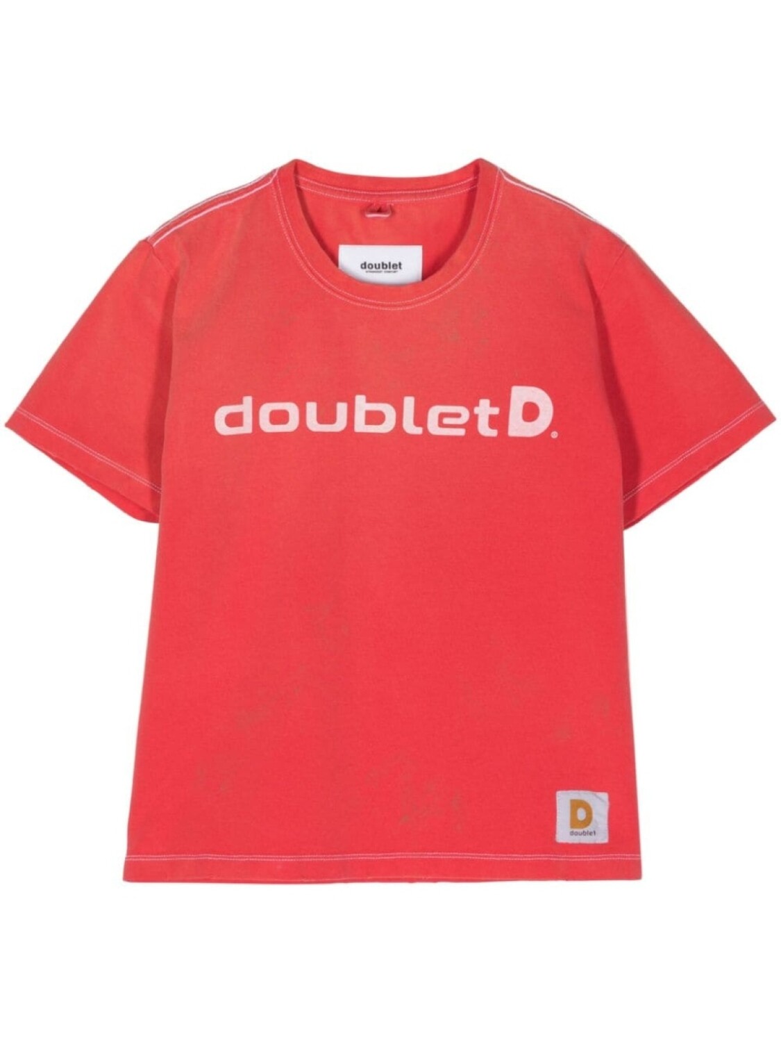 

Футболка с логотипом Doublet, красный