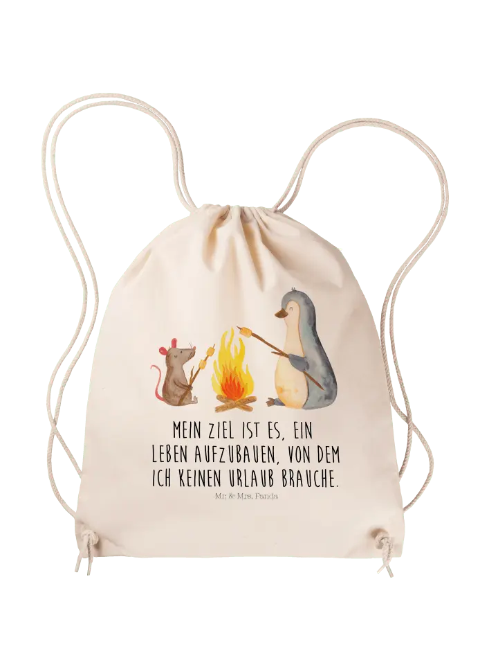 

Спортивная сумка Mr. & Mrs. Panda, кремовый