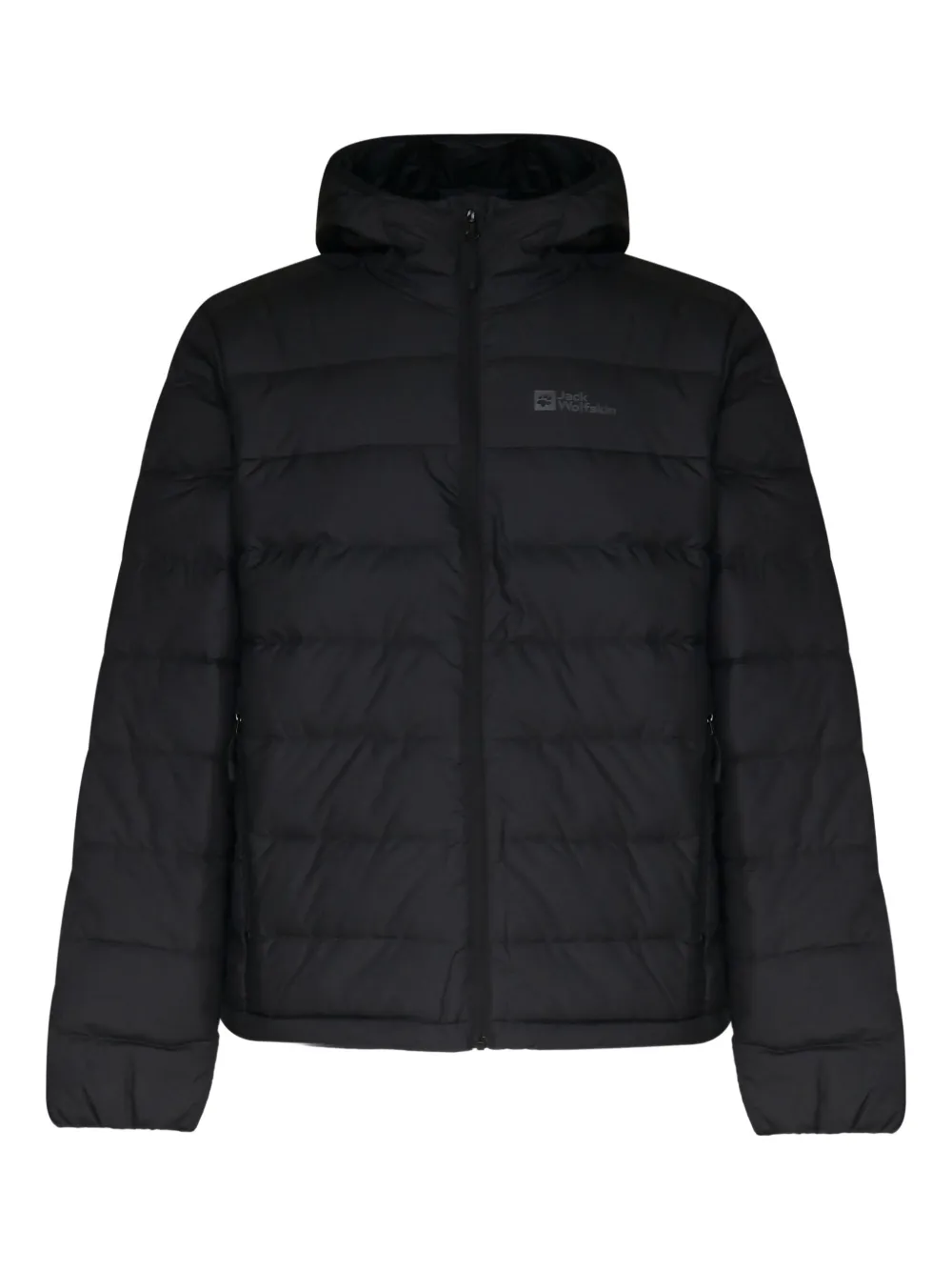 

Пуховик с капюшоном JACK WOLFSKIN, черный
