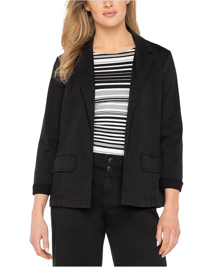 

Женское пальто Liverpool Los Angeles Soft Touch Twill Fitted Blazer, Onyx